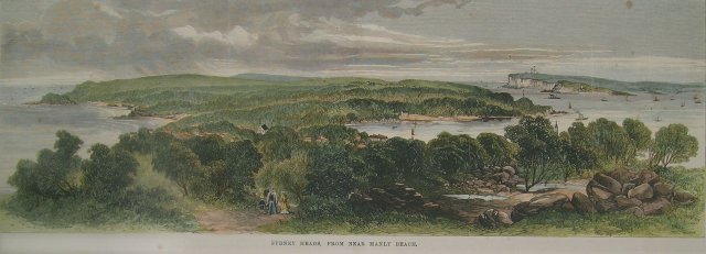 Sydney Heads near Manly Beach, Courtesy Manly Museum and Gallery Library